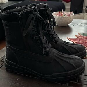 Black GODIK wmans leather Boots